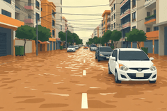 El Atlas de Inundaciones 2026 marca 3,800 km² de riesgo en el Estado de México, mientras septiembre trae lluvias intensas a 21 estados