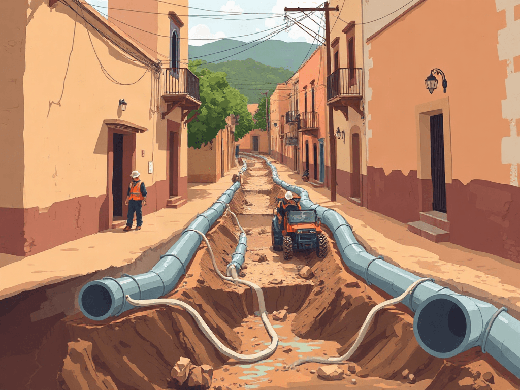 OOMAPAS repara drenaje en Álamos a una semana del paso de la tormenta Polo (imagen adicional)